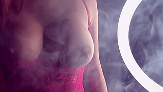 big horny italian milf artemisia love bounces huge tits in slow motion solo