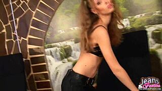 Tight Jeans Shorts Grip My Neighbor's 18yo Curves Perfectly