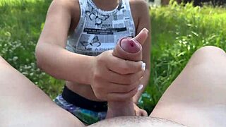 Sucking Stepbrother's Monster Cock Deep While He Moans Horny For Teen Blonde Fetish