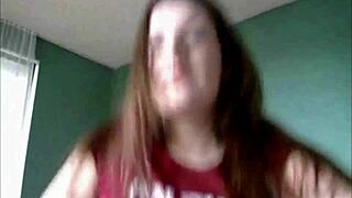 i can't stop watching this hot milf rip clothes and strip nude on cam