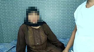 innocent hijab girl trades cash for that deep pounding in the garden