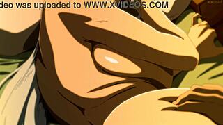 mei mei's jujutsu pussy slammed hard doggy creampie overload!