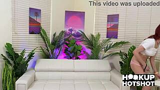 imagine april snow's juicy redhead pussy taking bryan gozzling's monster cock hookup