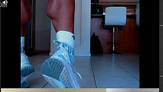 dig those ripped fbb calves flexing hard now