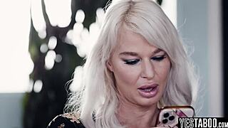 Natasha Nice's Huge Tits Bounce in Hubby Friend Threesome Pound