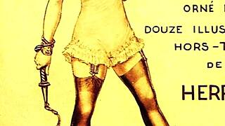 love these vintage erotic drawings