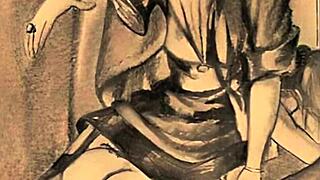 love these vintage erotic drawings