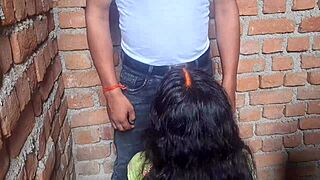 Hot young Telugu 18yo girl bangs wildly in bathroom steamy fuck!