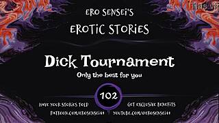 enter the dick tournament, women rate cocks to orgasm edge
