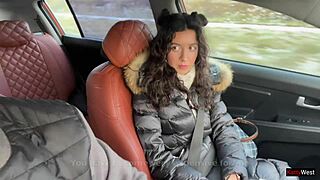 katty west begs boyfriend for public car doggystyle cumshot breakup fuck
