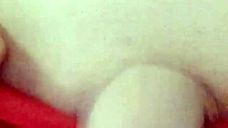 wow she's playing with her thong on webcam!