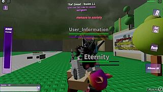 having some fun dominating two girls in roblox mff action 😈🔥