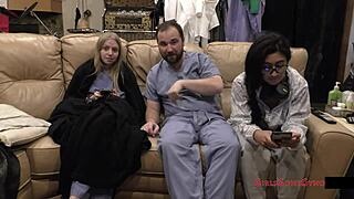 bratty cheerleader jasmine rose humiliated in orphan physical exam