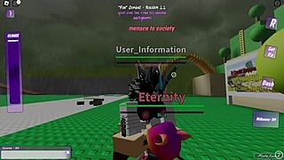 having some fun dominating two girls in roblox mff action 😈🔥