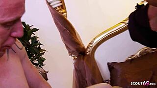 Sexy Wife Chloe Conrad Takes First MMF Anal 3some with Husband and Stranger Cock