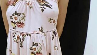 skinny ginger luna parish gags deep on cock before doggy pussy pounding