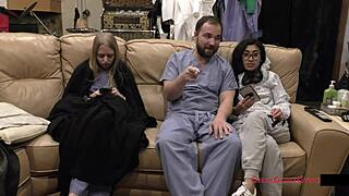 bratty cheerleader jasmine rose humiliated in orphan physical exam