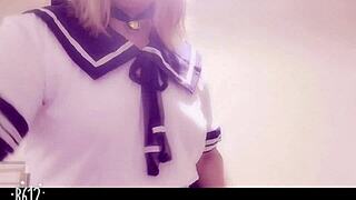 i'm so horny in sailor costume huge tits paizuri pussy wide open 😩💦