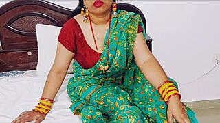 Horny Indian stepsis bangs stepbro's big cock wildly