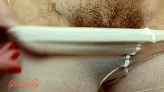 WORSHIP MOMMY'S HAIRY PUSSY LIPS AND HUGE CLIT WITH DIRTY TALK FETISH