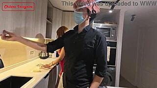 trailer maid cosplay parody no dinner for hubby but creampie lunch for me