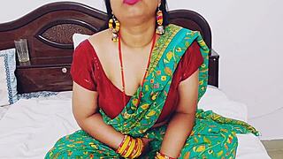 Horny Indian stepsis bangs stepbro's big cock wildly