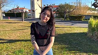 Crystal's Skinny Nympho Frame Takes Brutal Anal Pounding