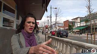 blonde blows spanish cock to beat the fine