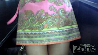 caught that skirt ups kirt tease up close