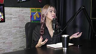 whoa hairy women chat blows up with naomi campos in sheer red lingerie 🔥😏