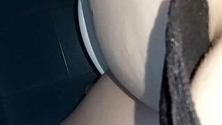 gretala makes noisy sounds from the toilet