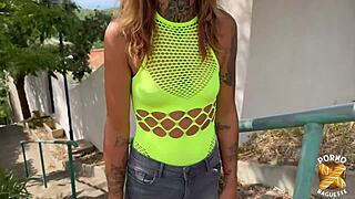 Mel Blonde Takes Four Cocks Raining Cum On Her Graceful Body!