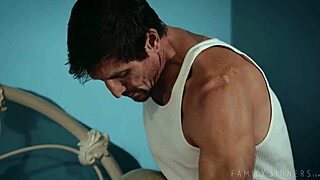 Step Dad Pounds Teen 18+ Pussy Doggystyle Bent Over Bed