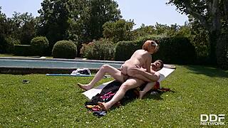 hey busty redhead lola fauve you fucked that pool boy good and swallowed huge