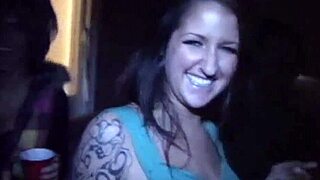 Suggestive Party Voyeur Watches Petite Teen Pussy Pounded Hard