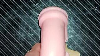 Trio kissy and dolly suck then tits fuck on desk