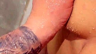 Wife's Steamy Bath Suck And Stroke With Fiery Nails!