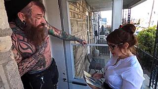 curvy milf melody takes huge machine pounding in bdsm dungeon with jasin