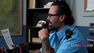 Big tits milf elana bunnz learns riding on huge black cock during prison lesson