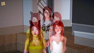 i play game with big tits redhead teen bouncing everywhere