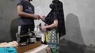 Tailor Brutally Fucks Beautiful Indian Muslim Girl's Tight Ass