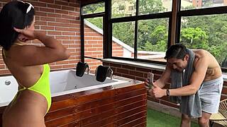 Huge Ass Cheating Latina Milf Hard Fucked in Spa