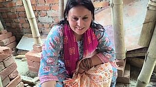 Chubby asian bbw bends over bed for labor contractor's deepthroat fuck!