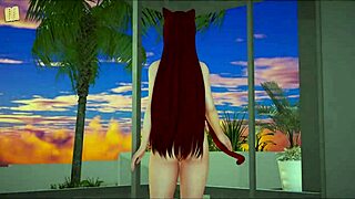 i play game with big tits redhead teen bouncing everywhere