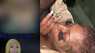 Fucking Neighbor's BBW Ebony Milf with Big Black Cock Outdoor