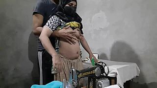 Tailor Brutally Fucks Beautiful Indian Muslim Girl's Tight Ass