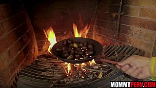 stepmom and stepaunt take young guy's virginity in hot threesome