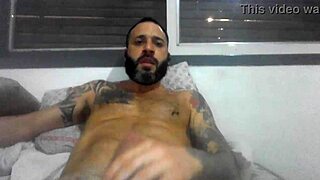 i'm jerking hard till i burst all over my pierced nips