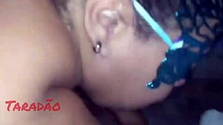 Greedy Mature Prostitute Gags on Huge Cock with Dripping Tits