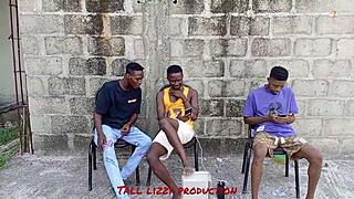 I snuck out for compound boyfriend quickie then fucked his friends too